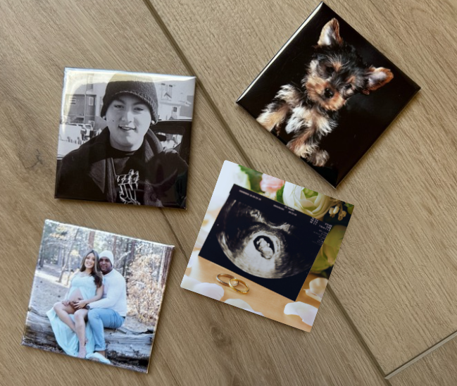 6 Custom Photo Magnets